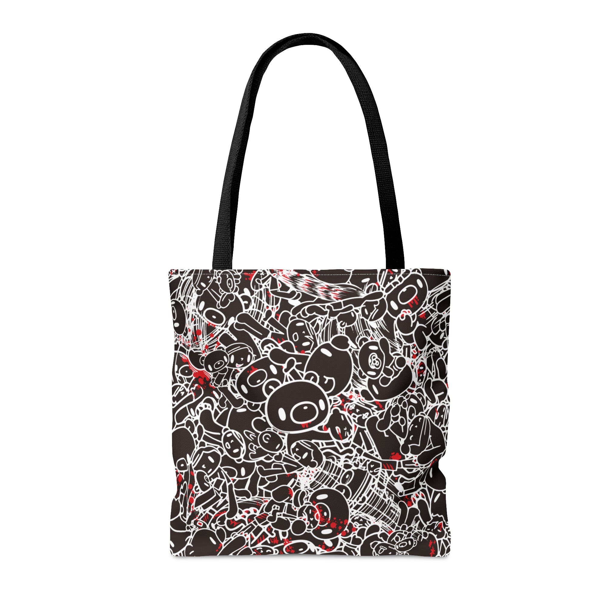 Gloomy & Pity (Black) Chaos Tile Canvas Tote Bag